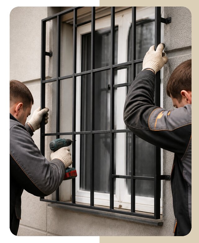 Монтаж глухих решеток в Уссурийске по цене от 4640 р. | Дверной